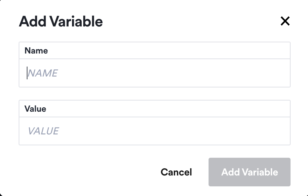 add a variable